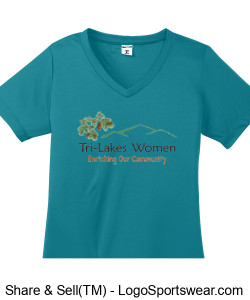 Tropic Blue Moisture Wicking T Shirt Design Zoom